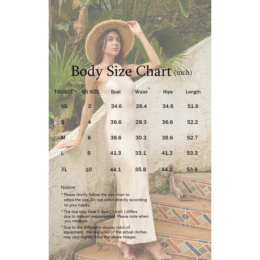 Women's Emerald Summer Silk Sleeveless Cocktail Formal Backless Long Maxi - Picture 6 of 6